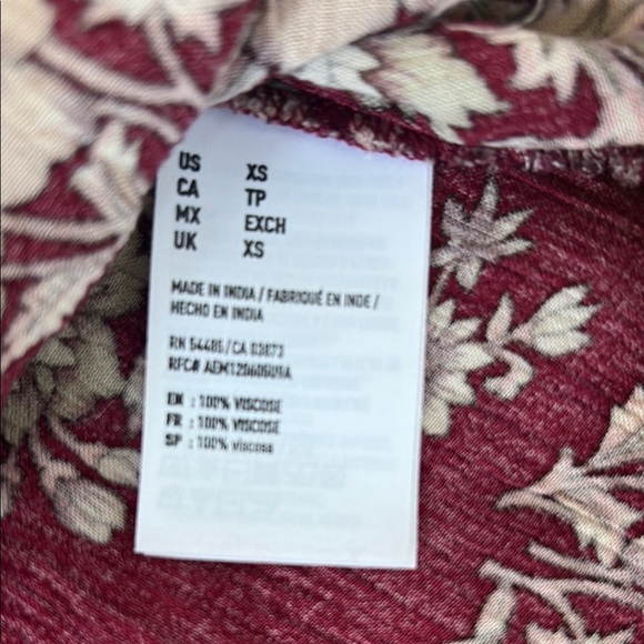 American Eagle Outfitters Red Long Sleeve Wrap Dress - Picture 8 of 13